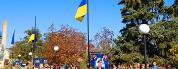 На Одещині відкрили Алею Пам'яті загиблим в російсько-українській війні захисникам (відео)